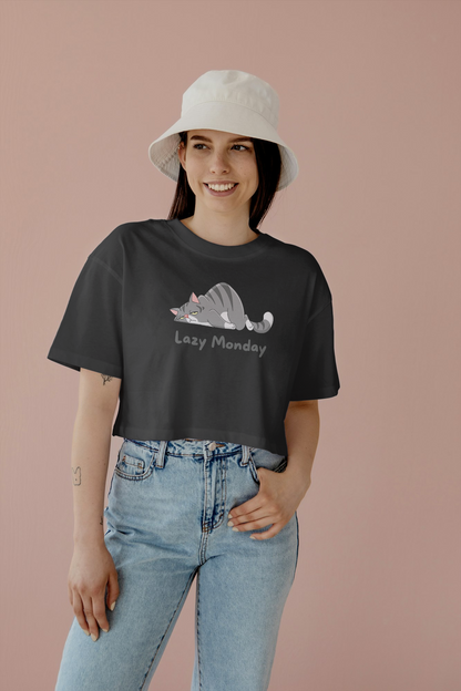 UnderStyle Crop Top: LAZY MONDAY